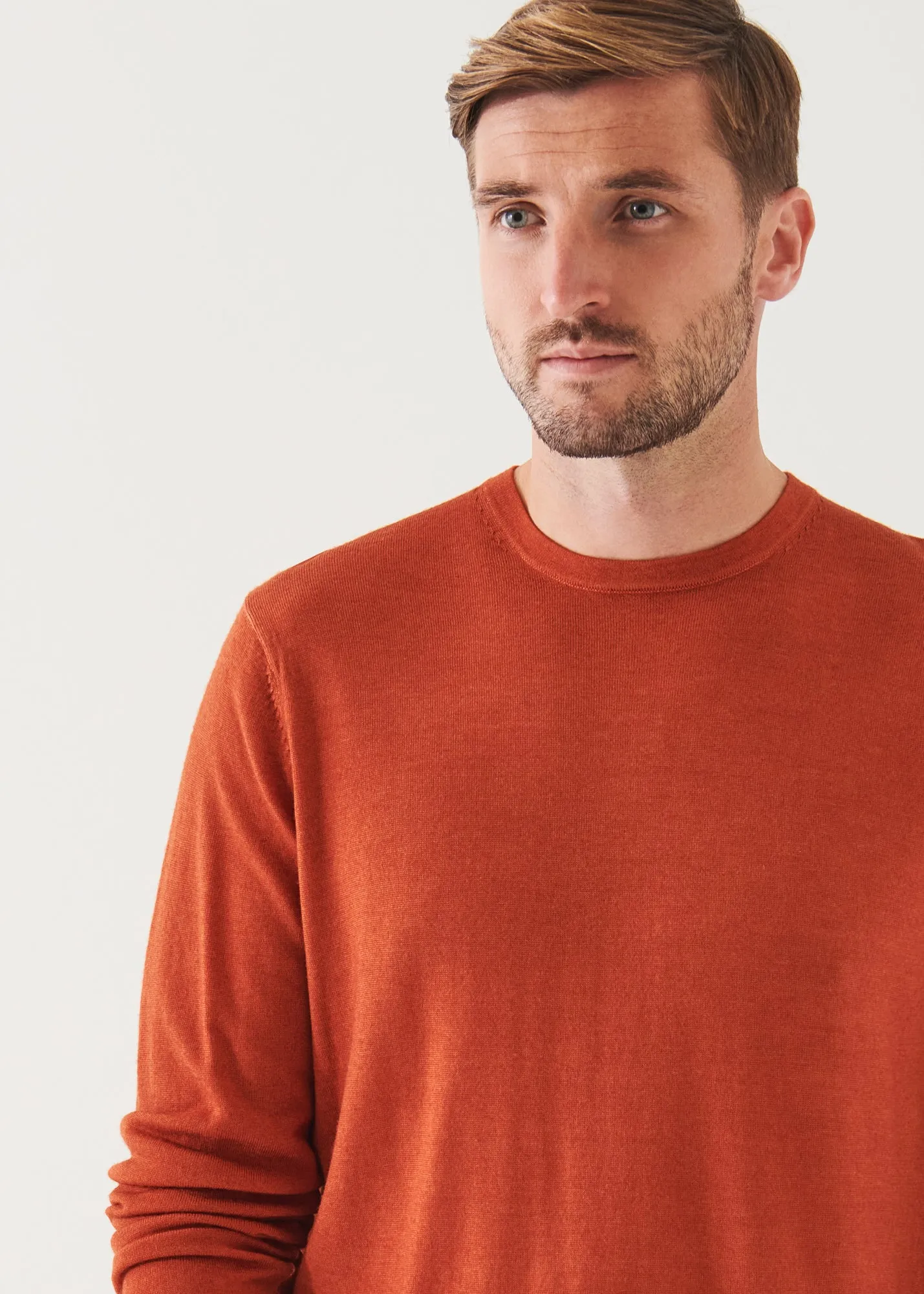 EXTRA-FINE MERINO VINTAGE WASH CREWNECK