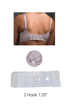 Fashion Essentials Bra Extender  1.25 , White F50504