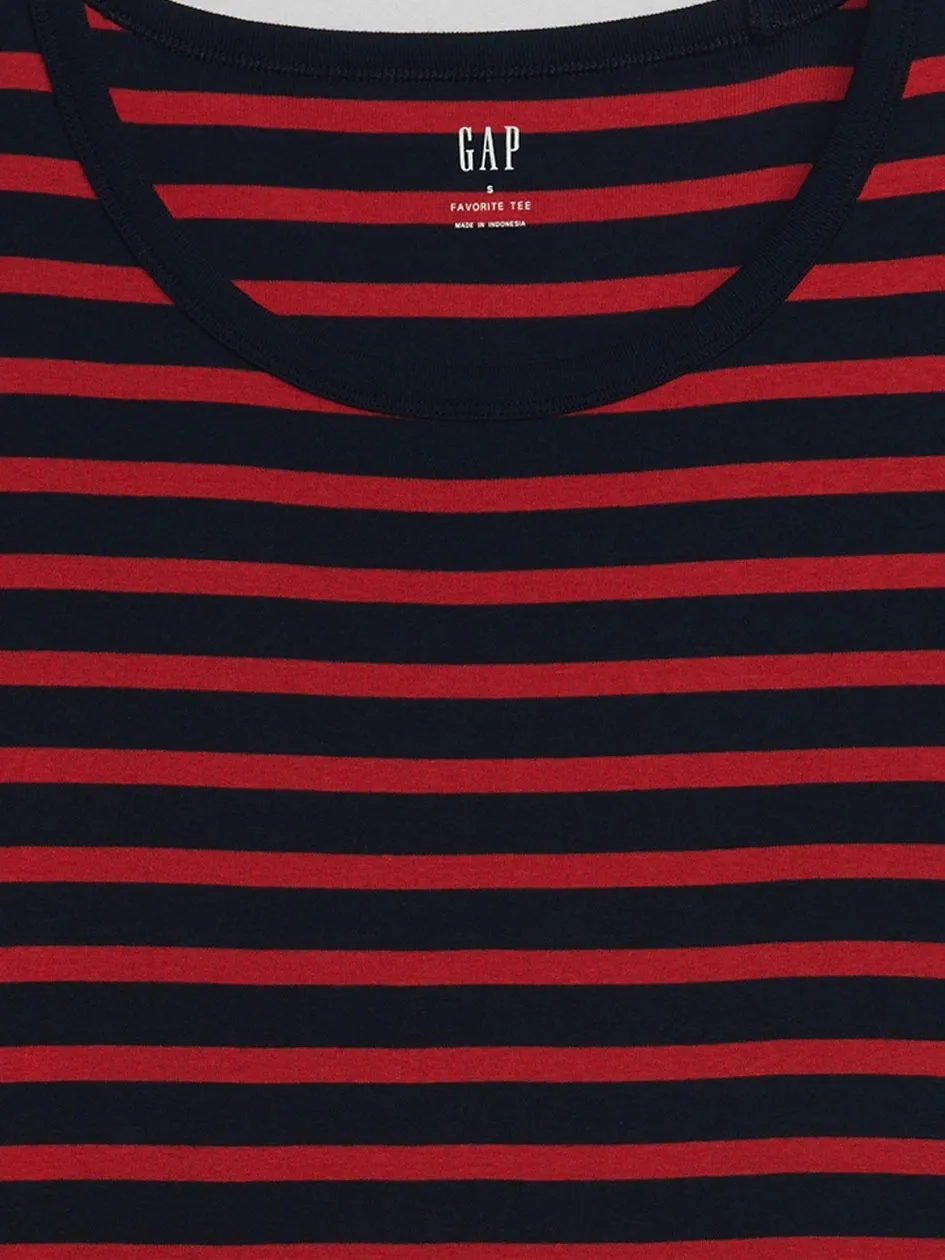 Favorite Stripe Crewneck T-Shirt