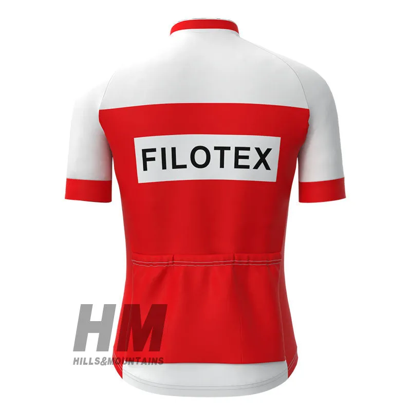 Filotex Retro Jersey Short Sleeve Red