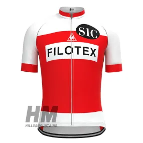 Filotex Retro Jersey Short Sleeve Red