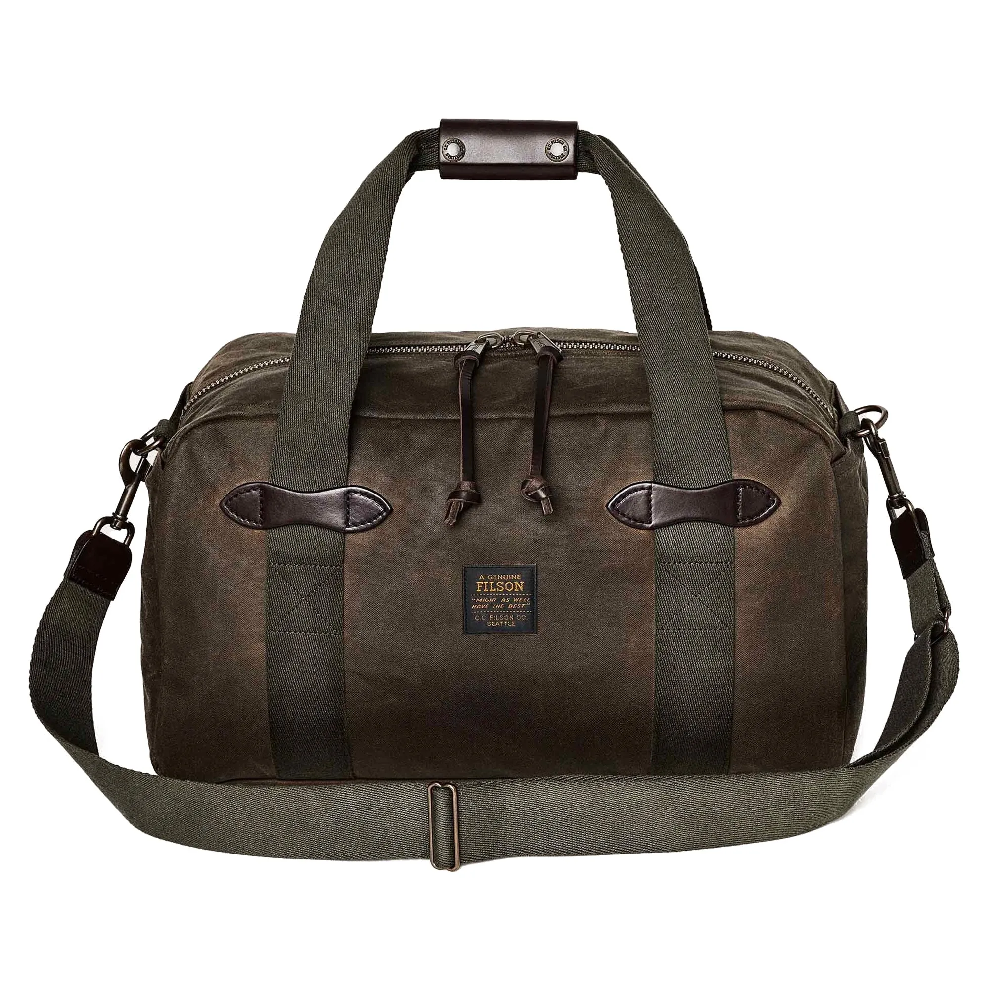 Filson Tin Cloth Small Duffle Bag - Otter Green