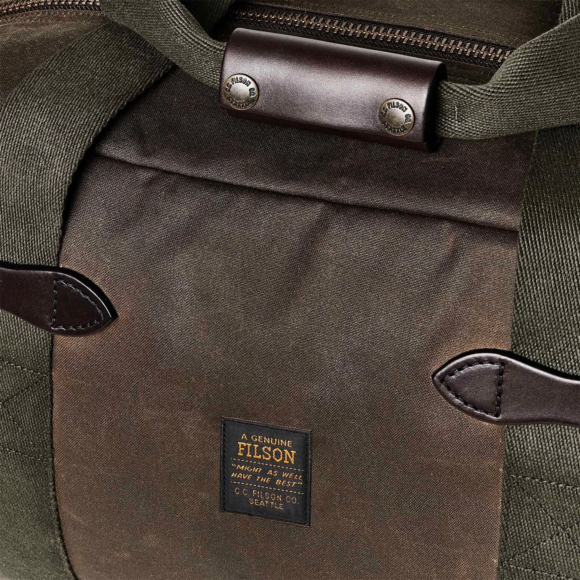 Filson Tin Cloth Small Duffle Bag - Otter Green