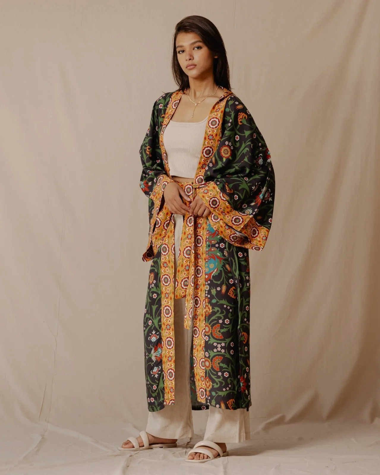 Flower Of Persia Cotton Kimono