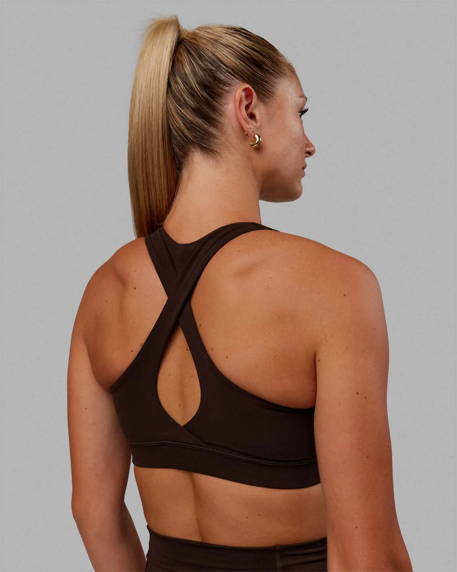 Fusion Sports Bra - Dark Chocolate