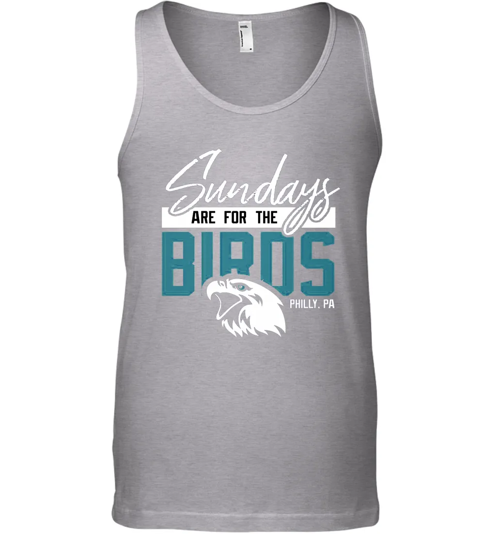 Game On Apparel Sundays are for The Birds Philly PA Football Fans Classic Adult Tank Top