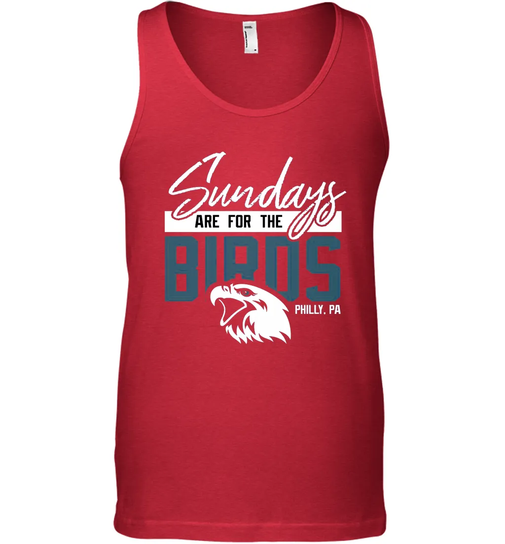 Game On Apparel Sundays are for The Birds Philly PA Football Fans Classic Adult Tank Top