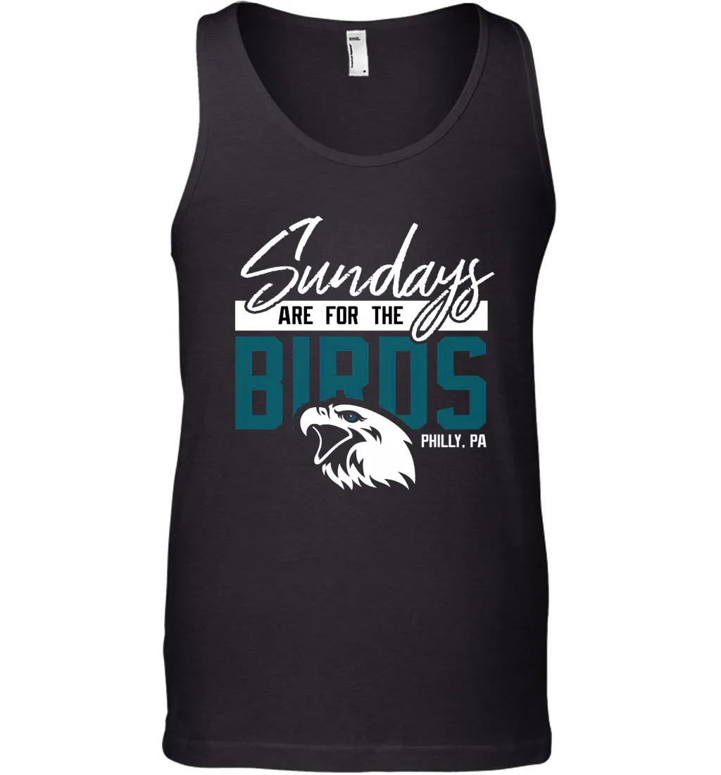 Game On Apparel Sundays are for The Birds Philly PA Football Fans Classic Adult Tank Top