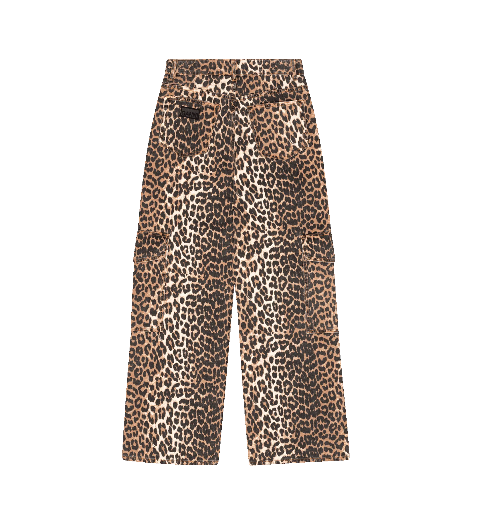 GANNI Leopard Angi Denim