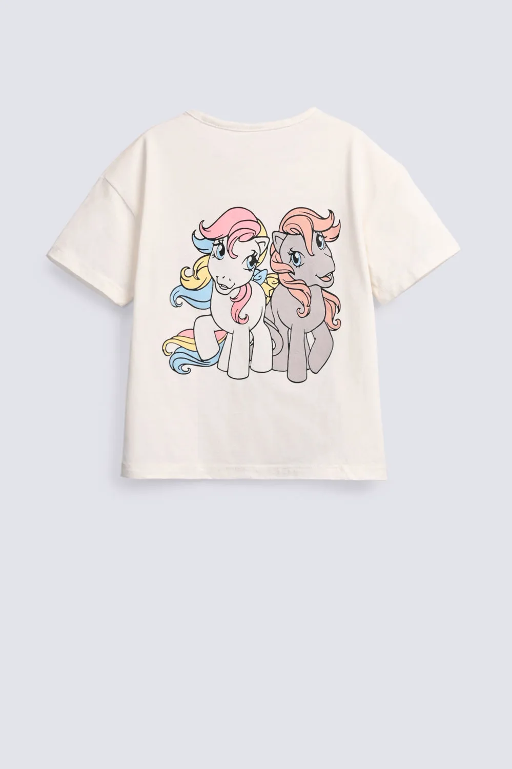 GIRLS LITTLE PONY DROP SHOULDER T SHIRT