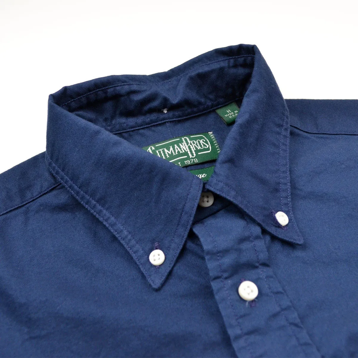 Gitman Vintage - Oxford Shirt - Navy Overdye