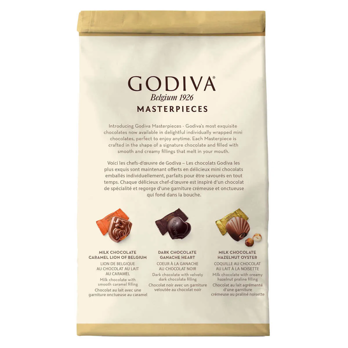 Godiva Masterpieces Assortment of Legendary Milk Chocolate 422 g