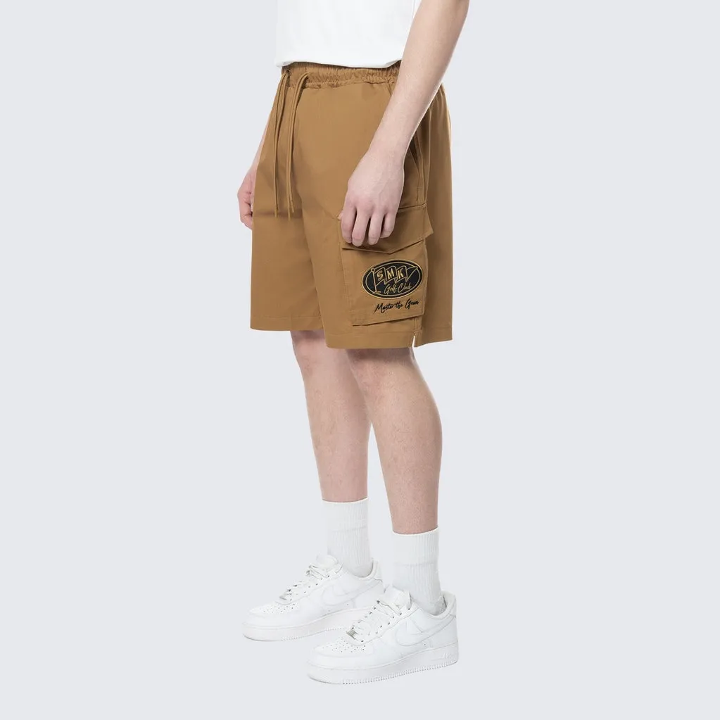 Golf Club Woven Cargo Twill Lounge Shorts - Timber