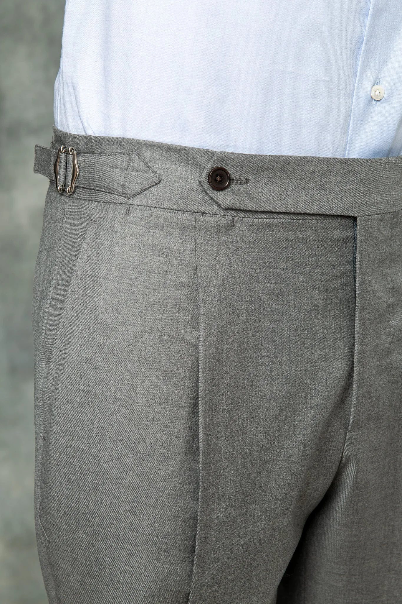 Grey Biella trousers "Sartoriale Collection" - Made in Italy