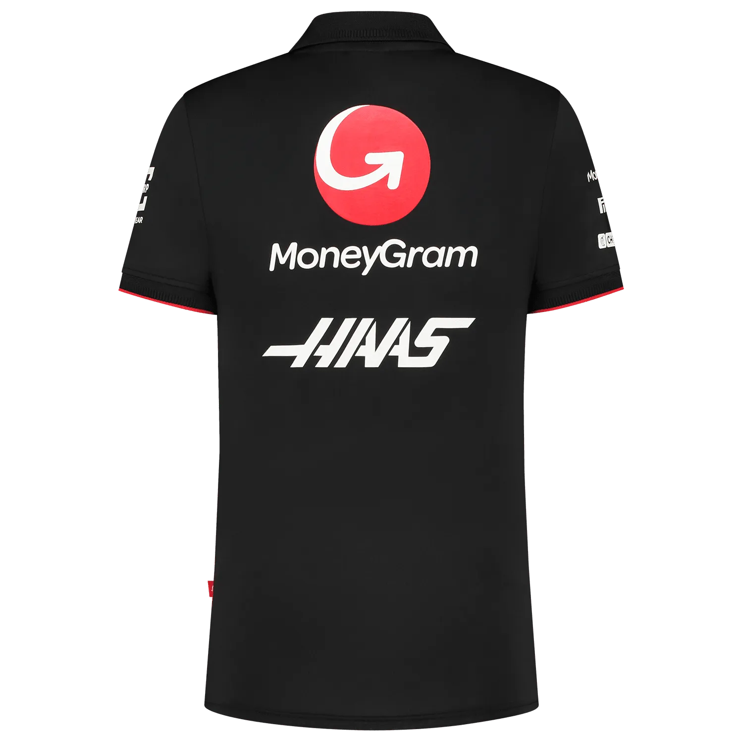 Haas Racing F1 2023 Women's Team Fitted Polo Shirt - Black