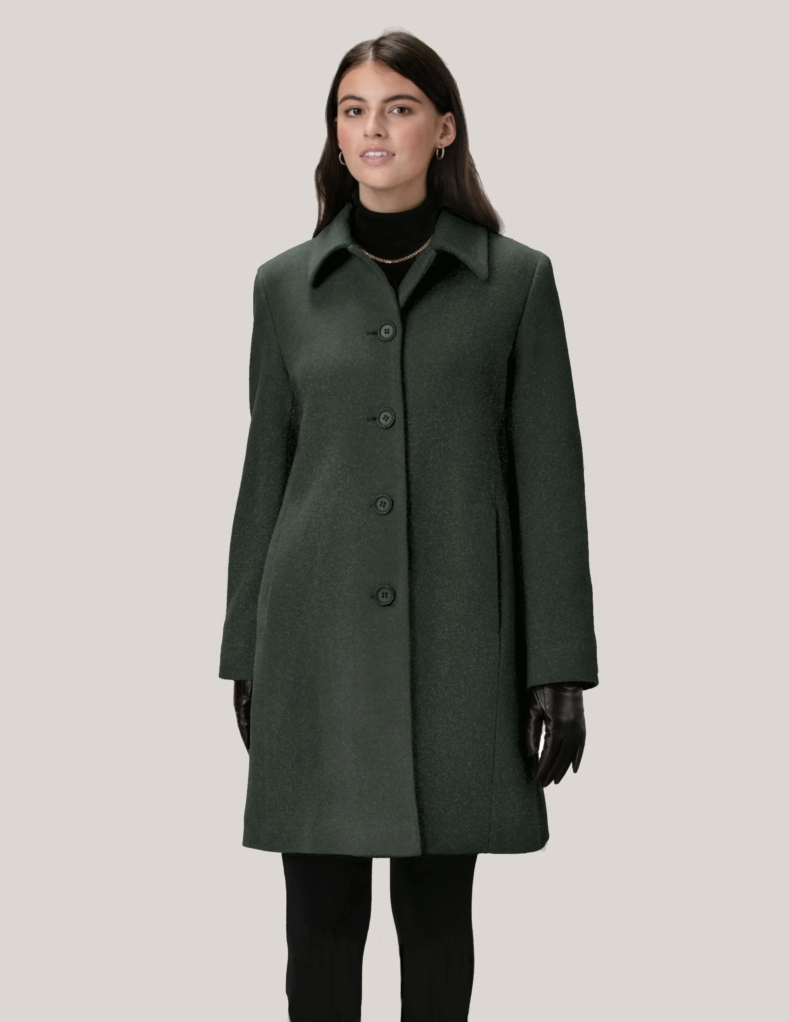 HEATHER Wool & Cashmere 3/4 Coat 3140