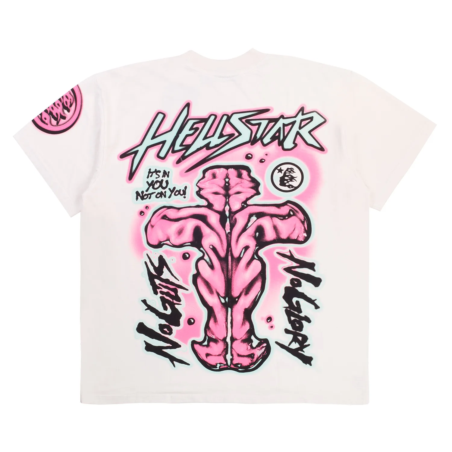 Hellstar No Guts No Glory Tee White