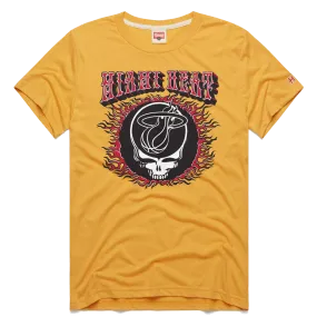 Homage Miami HEAT Grateful Dead Skull Tee