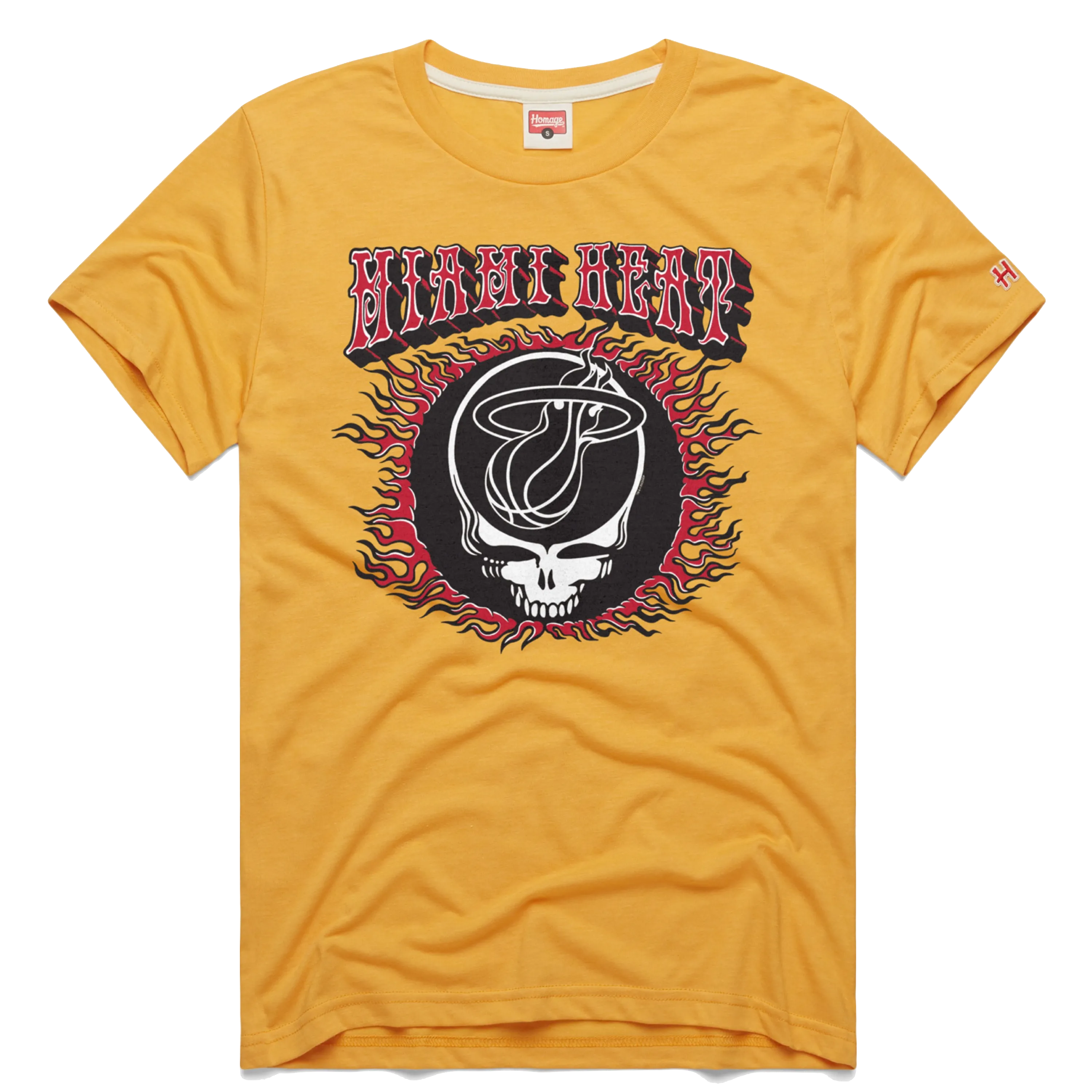 Homage Miami HEAT Grateful Dead Skull Tee