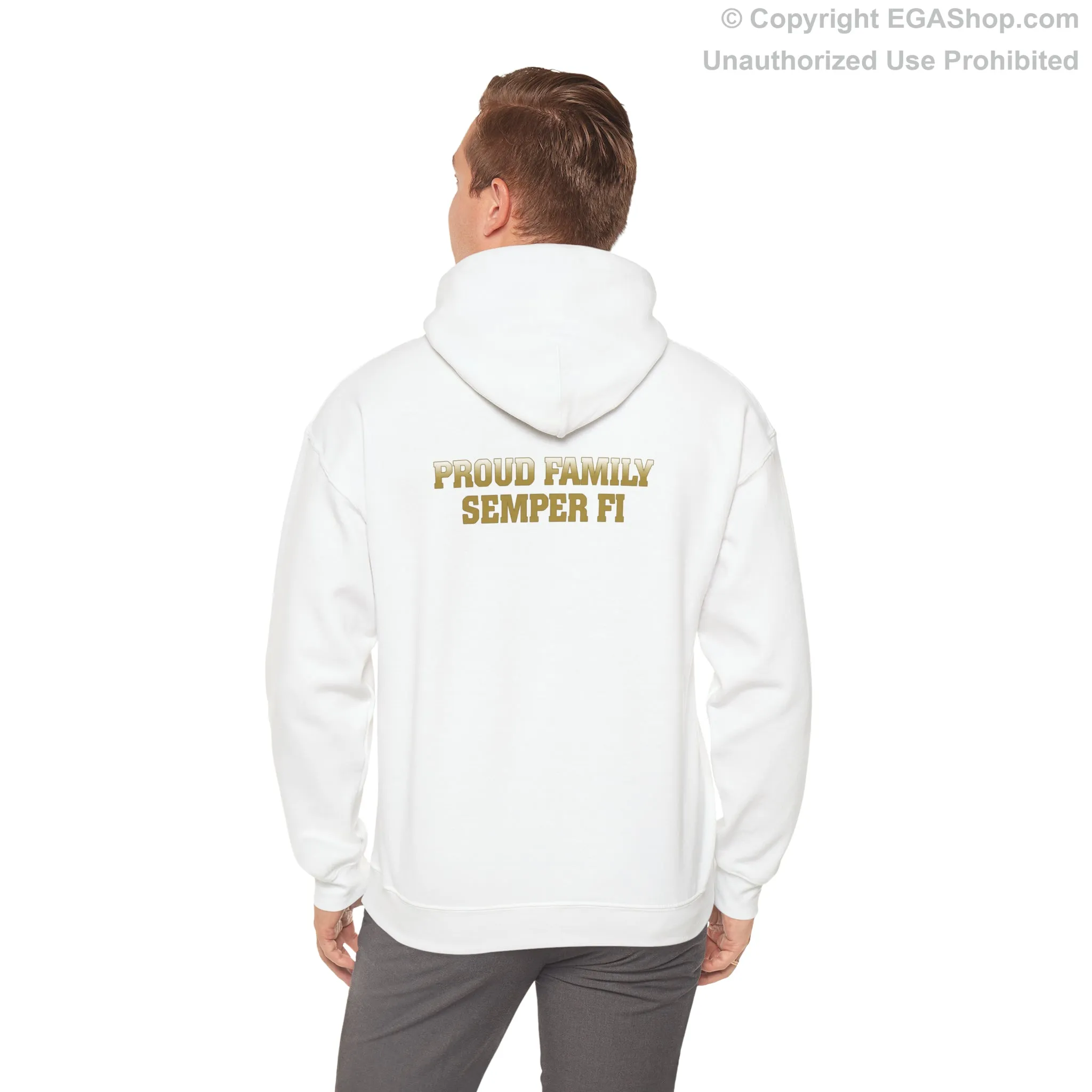 Hoodie: Echo Co. MCRD Parris Island (EGA   Back Proud Family)