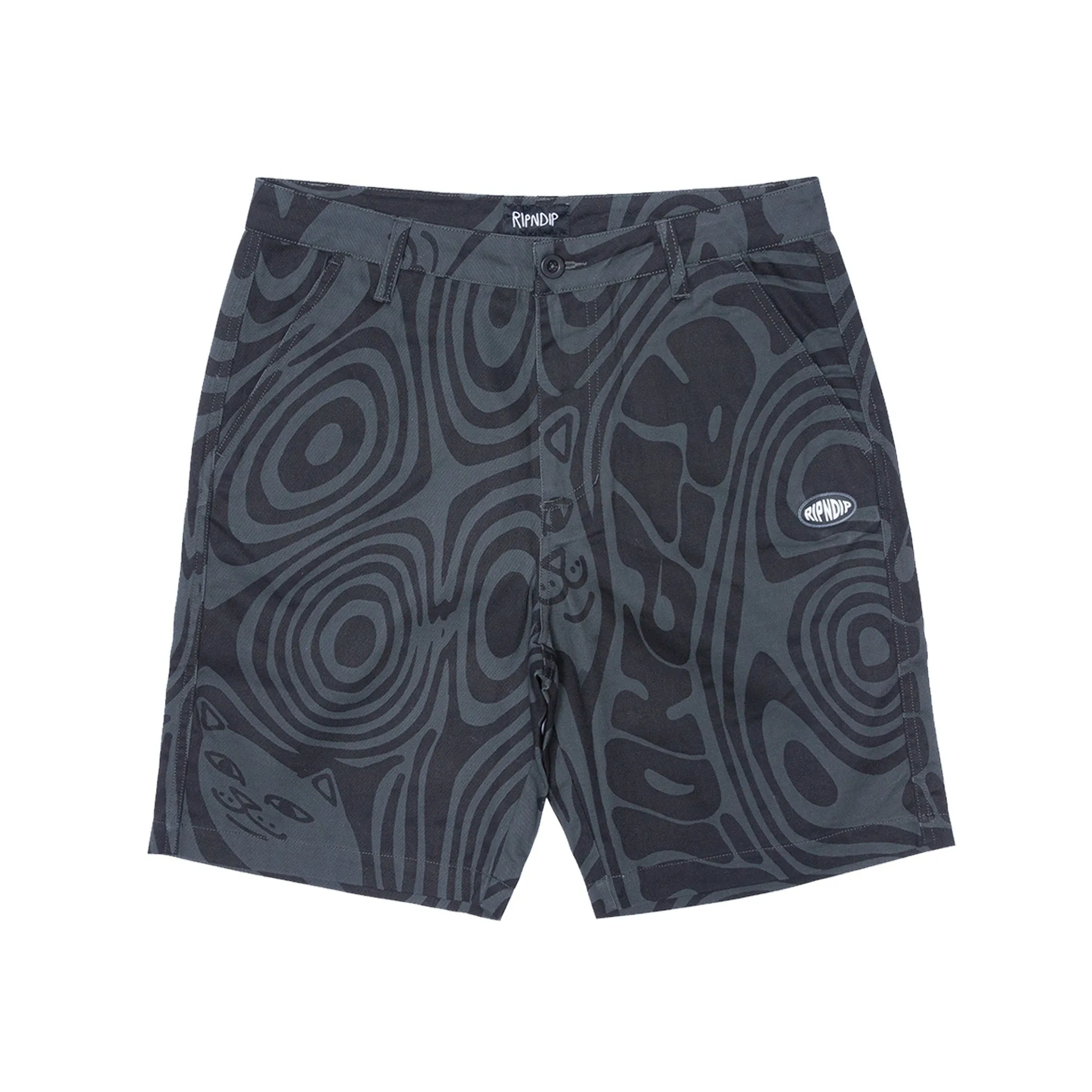 Hypnotic Cotton Twill Shorts (Black)