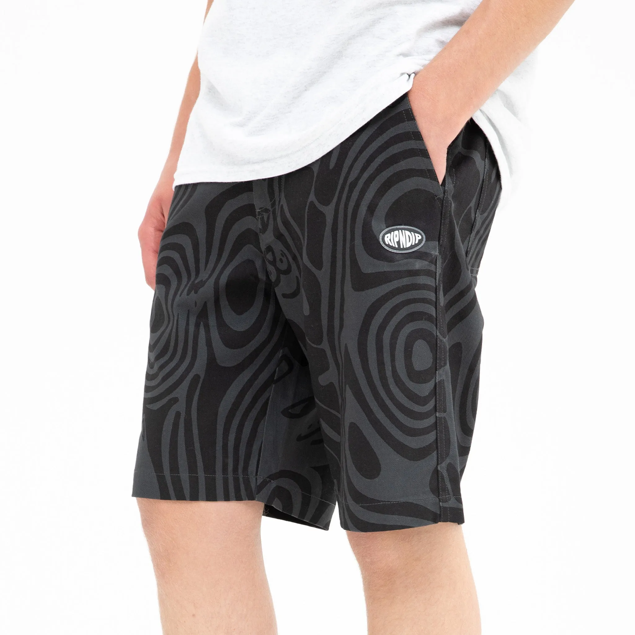 Hypnotic Cotton Twill Shorts (Black)