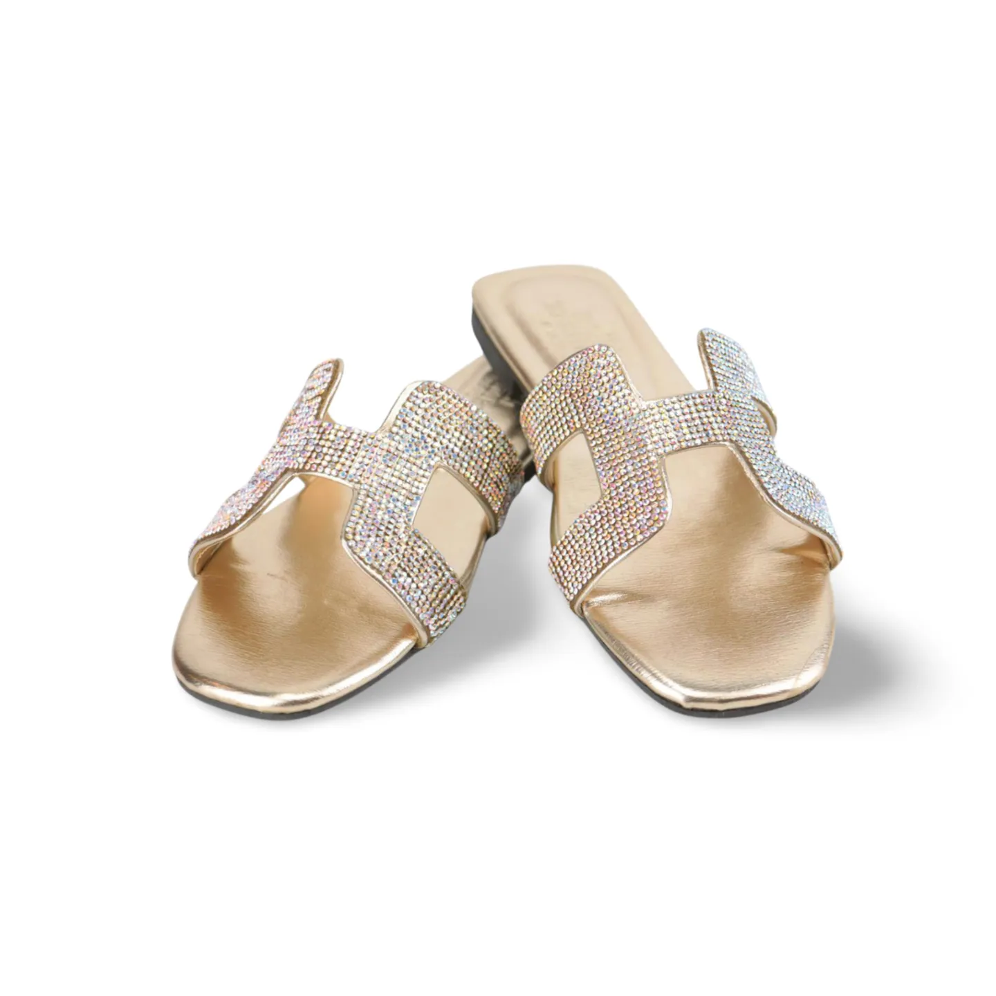 Iconic Style with a Dazzling Oran Sandals with Rhinestones