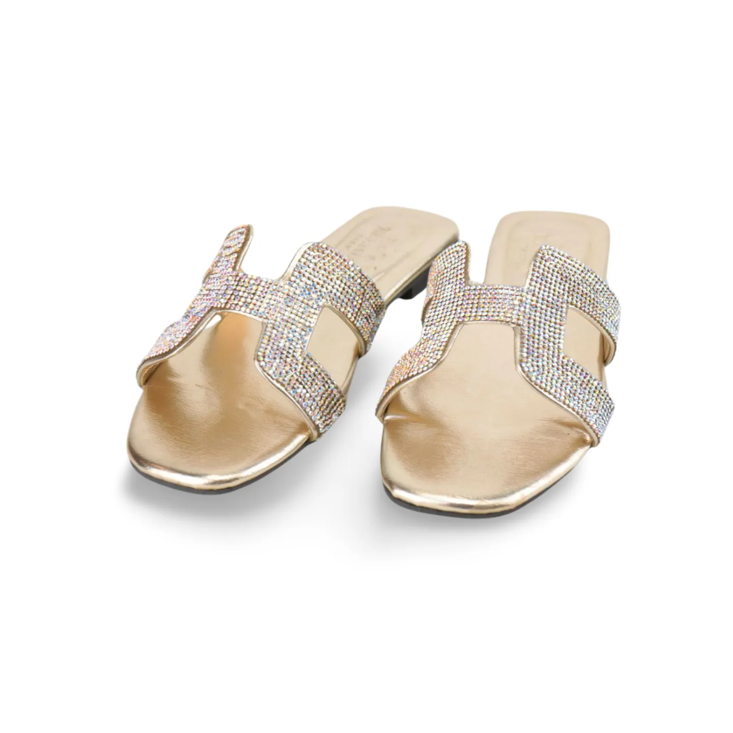 Iconic Style with a Dazzling Oran Sandals with Rhinestones