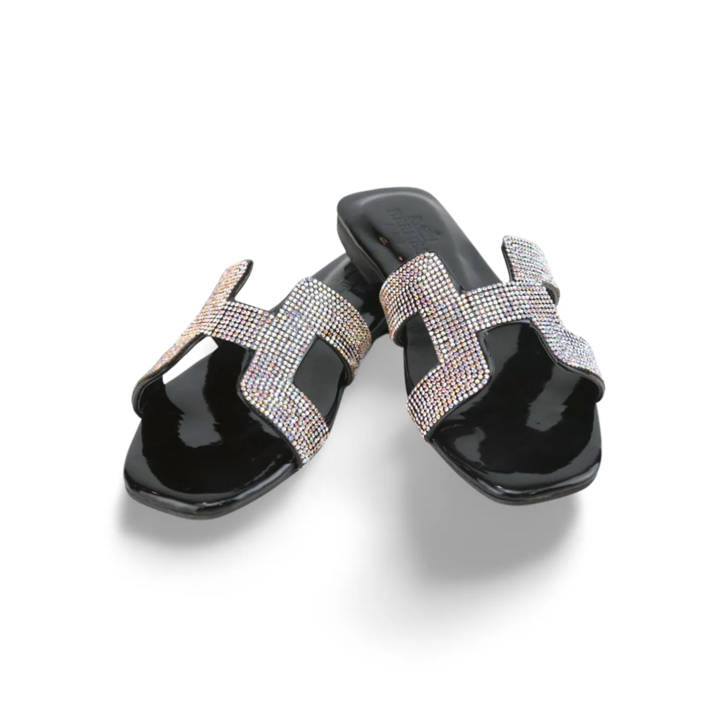 Iconic Style with a Dazzling Oran Sandals with Rhinestones