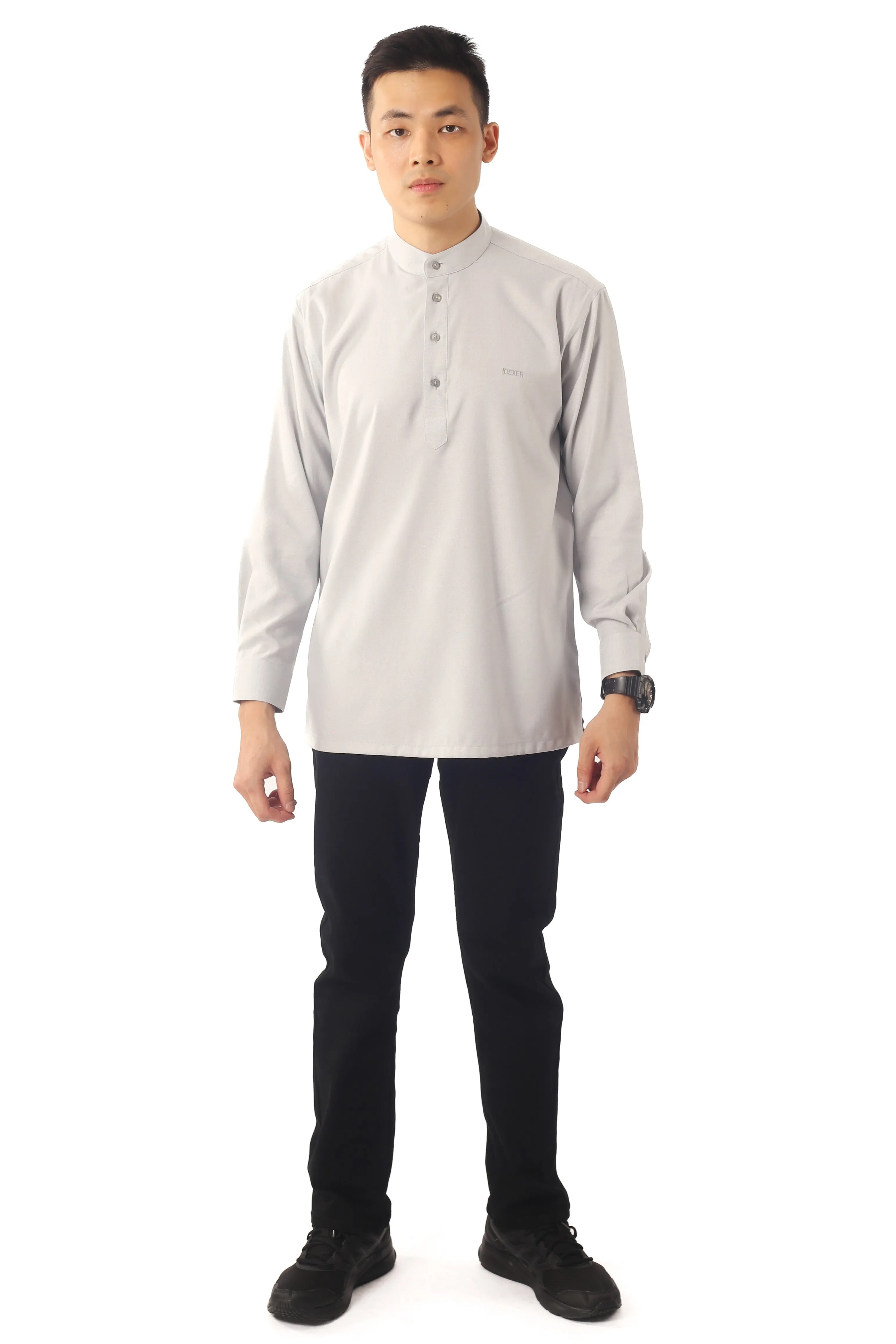 IDEXER MANDARIN LONG SLEEVE SHIRT [REGULAR FIT] ID0262