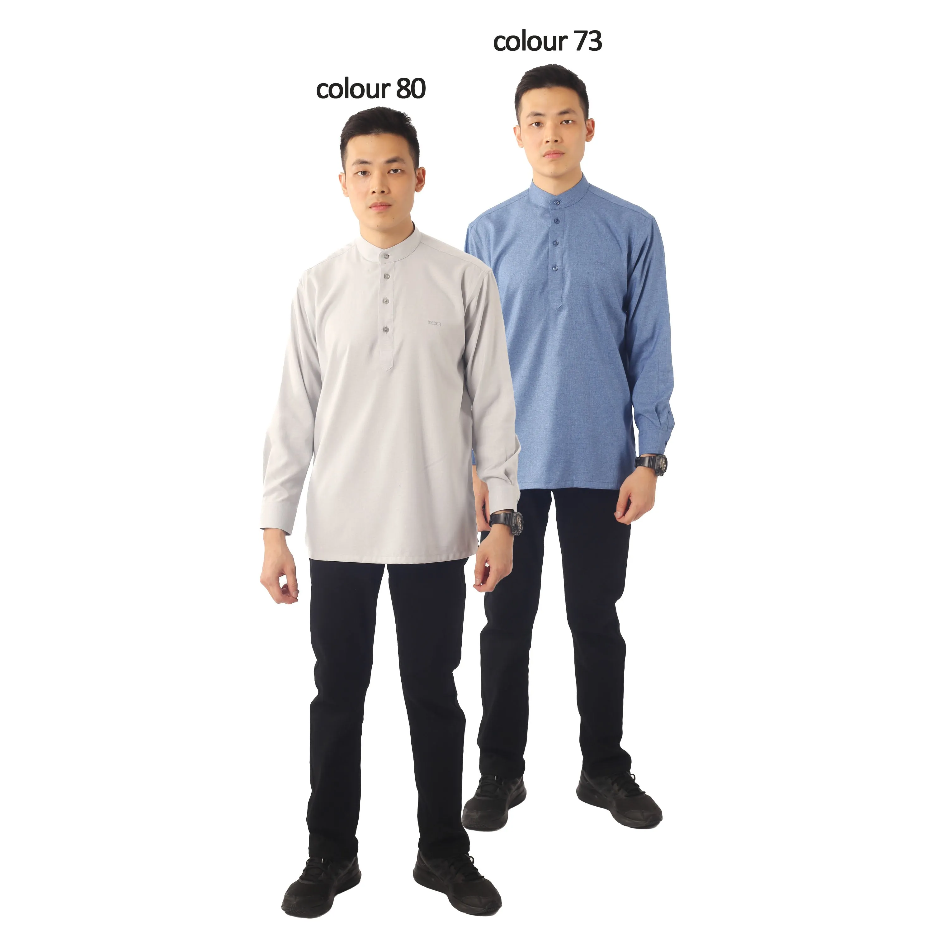 IDEXER MANDARIN LONG SLEEVE SHIRT [REGULAR FIT] ID0262