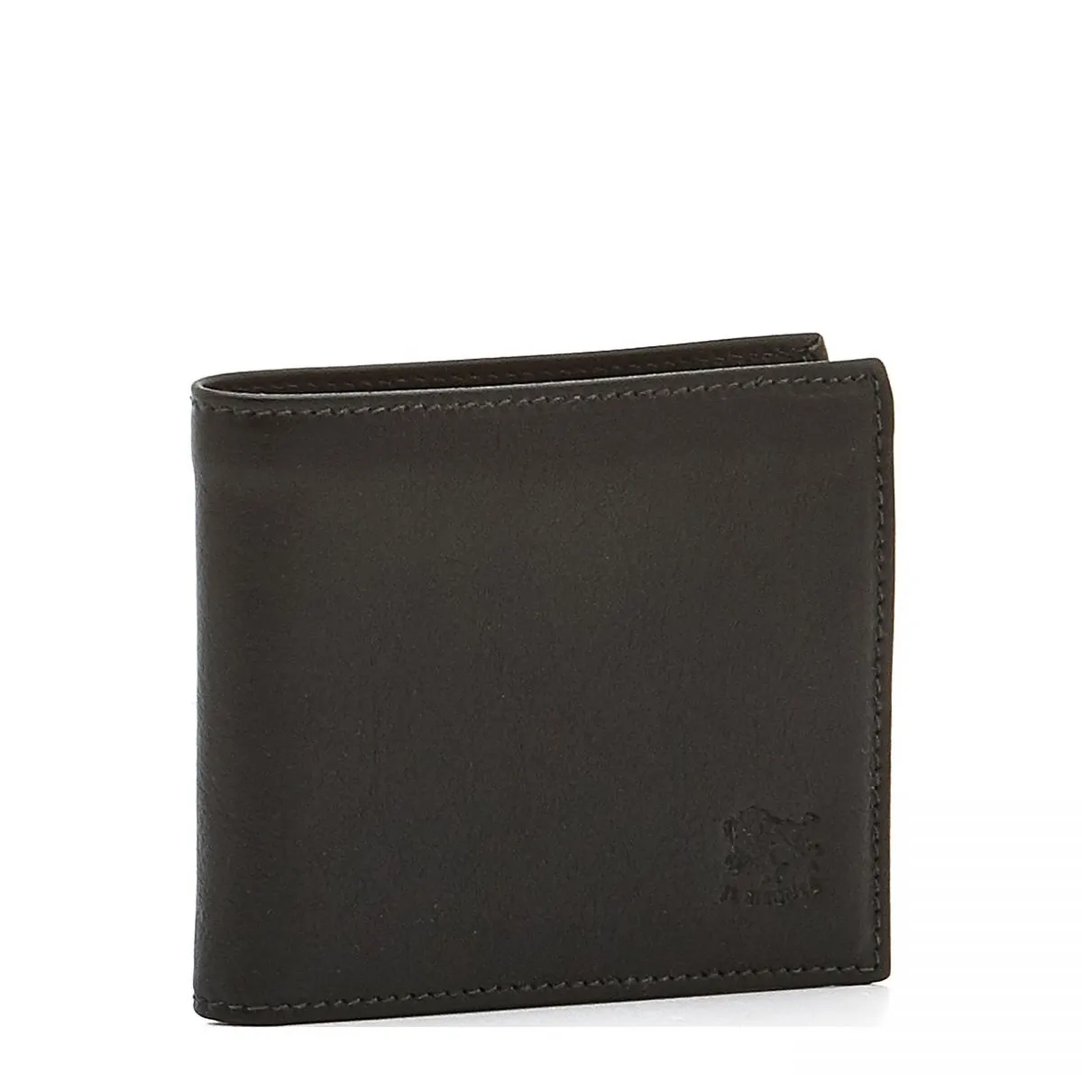 Il Bisonte Black Bi Fold Classic Wallet