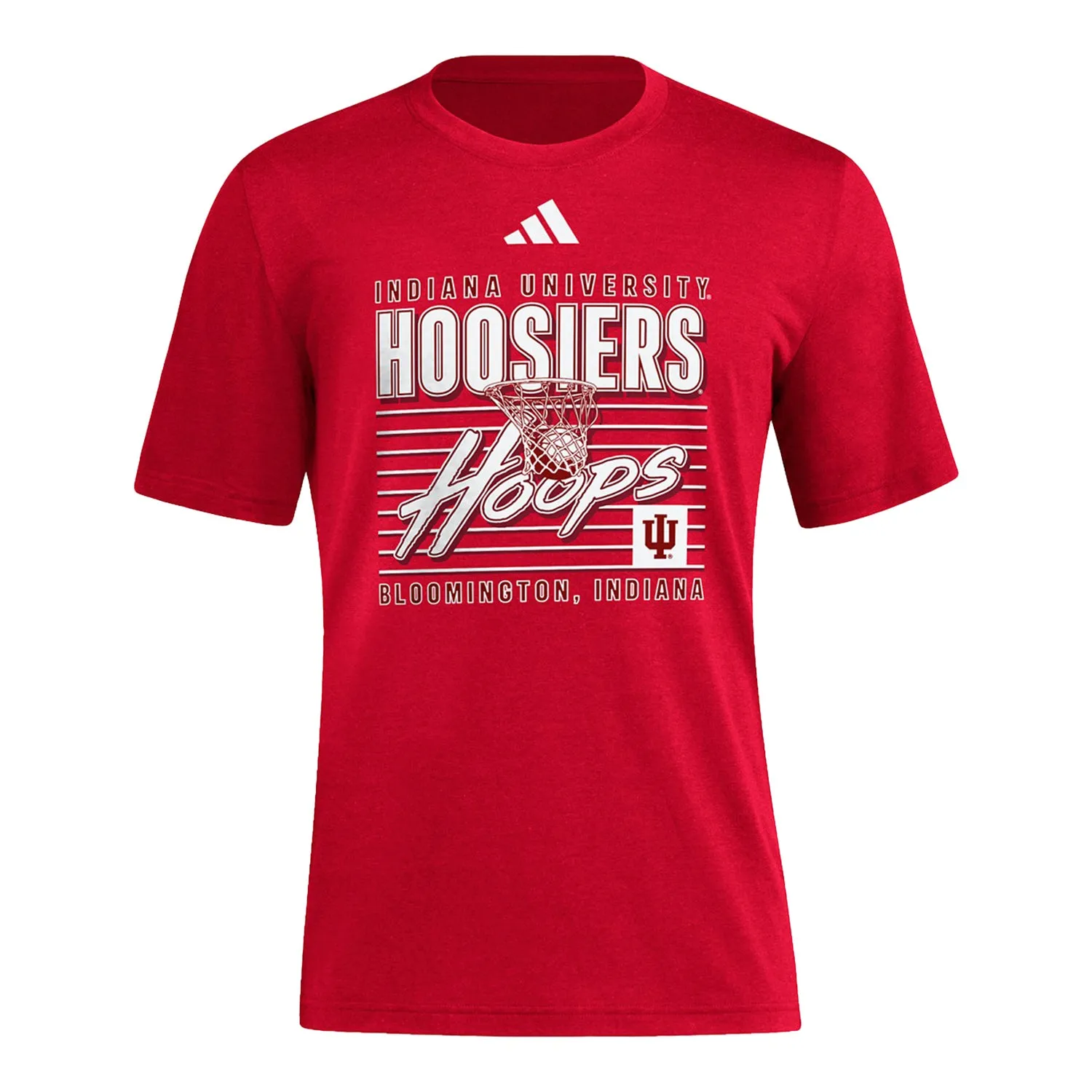 Indiana Hoosiers Basketball Hoops Crimson T-Shirt