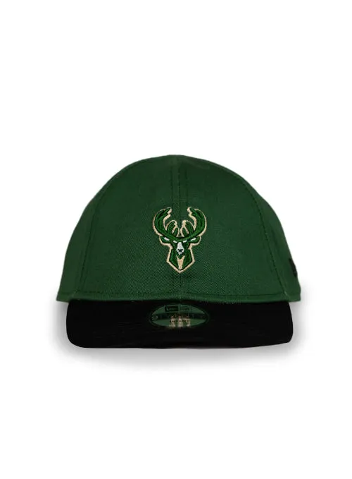 Infant New Era 9Twenty My First Milwaukee Bucks Adjustable Hat