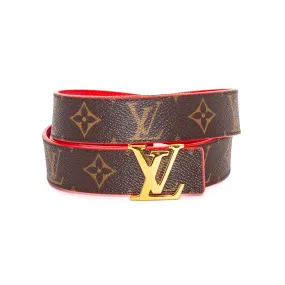 Initiales LV Reversible Monogram Belt 80cm