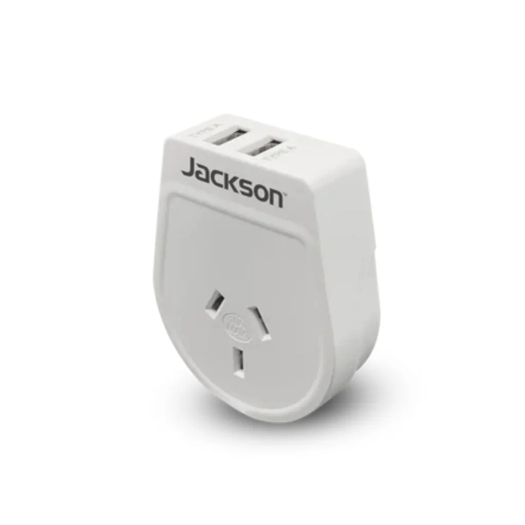 Jackson Outbound Slim USB-A & C Travel Adaptor - AUS to USA