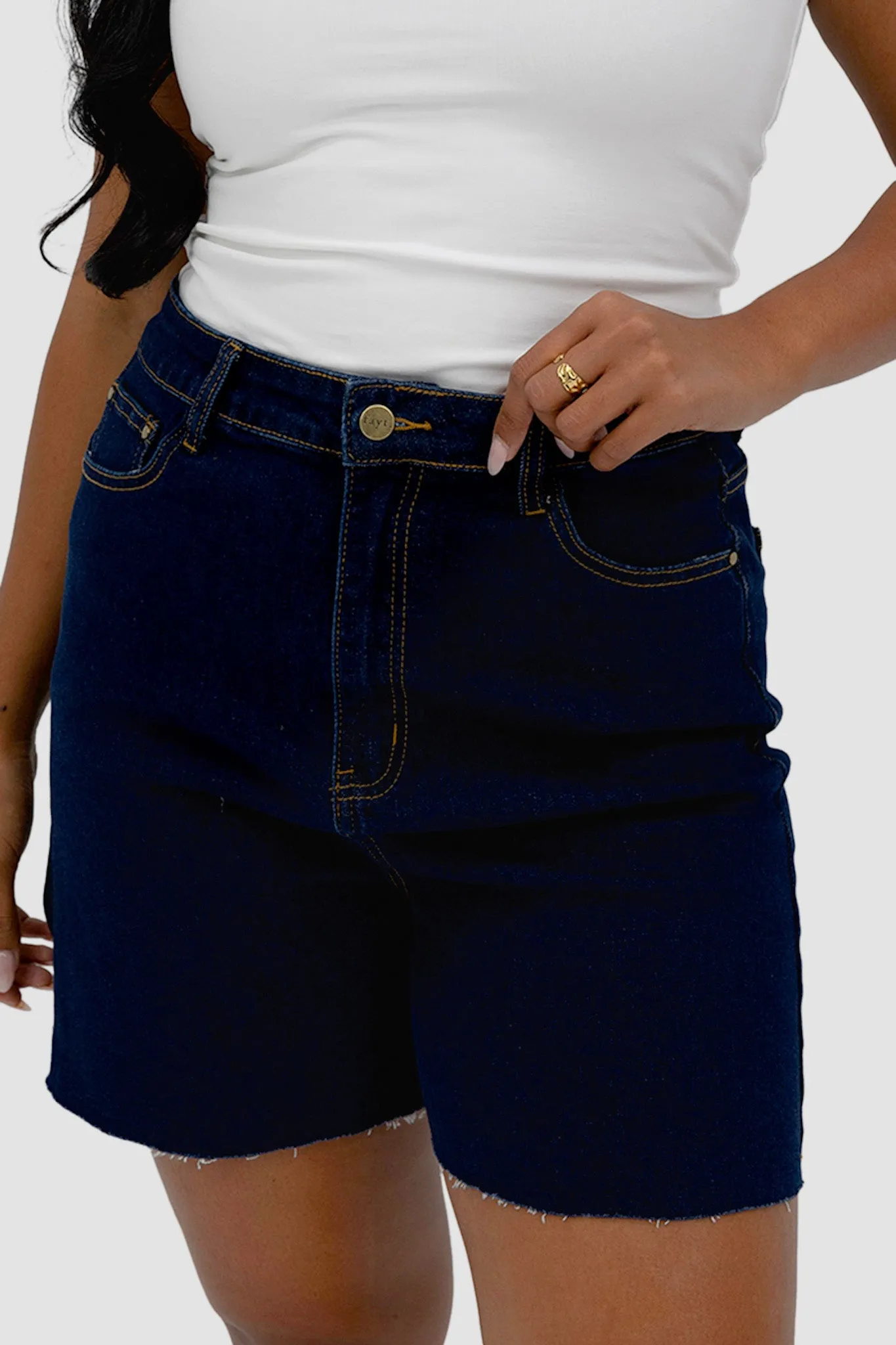 JAGGER DENIM SHORT MIDNIGHT BLUE