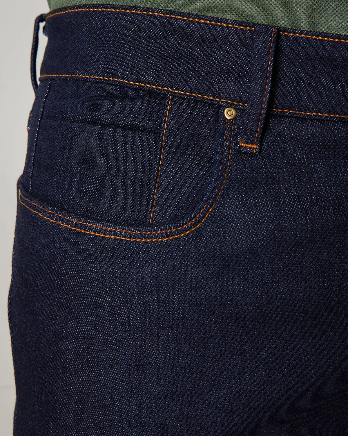 Japanese Admiral Blue Stretch Jeans