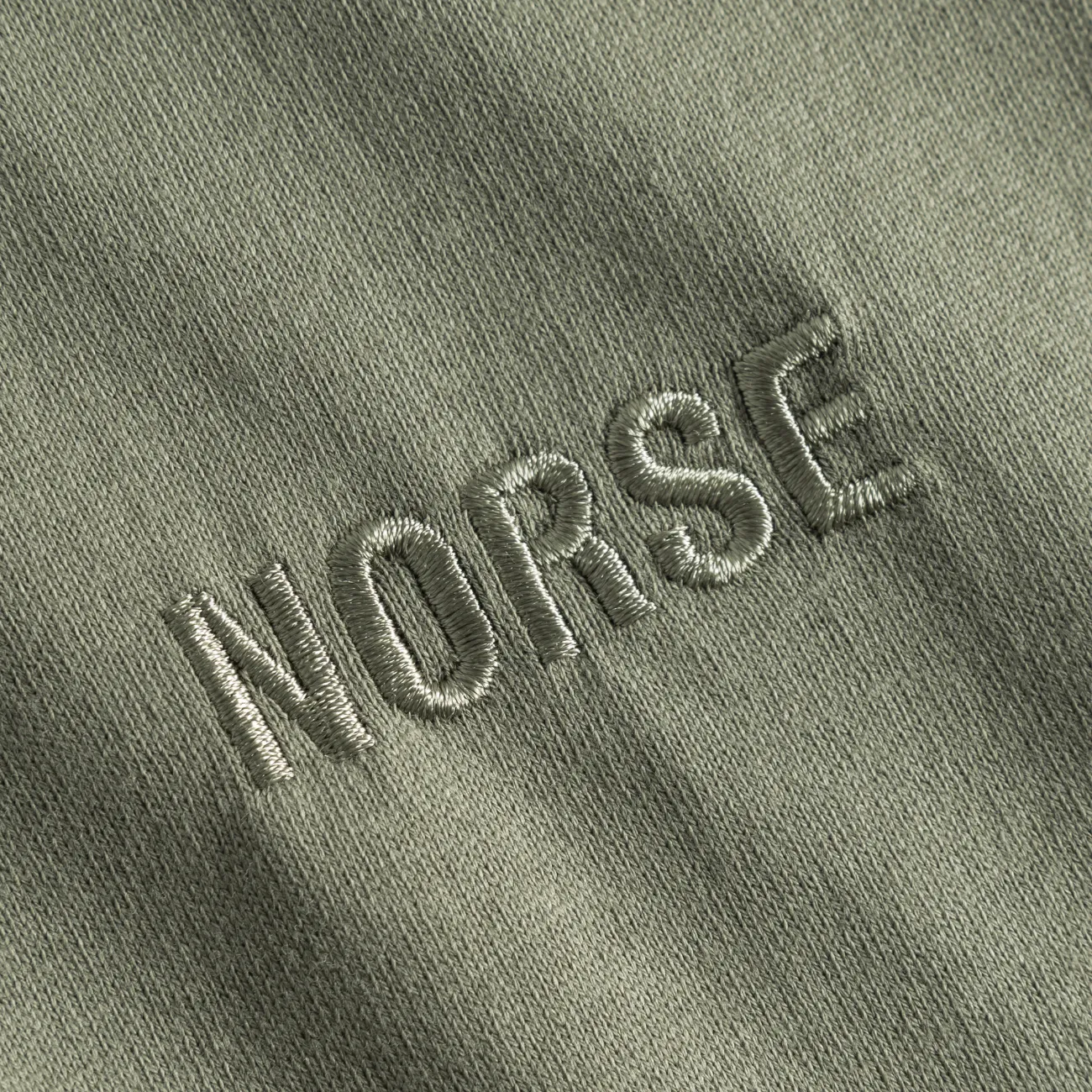 Johannes Organic NORSE Logo T-Shirt - Sediment Green