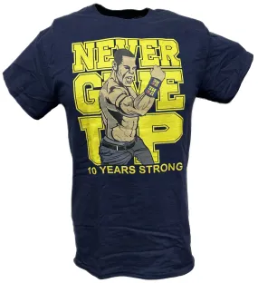 John Cena Blue Ten Years Strong Kids T-shirt Boys