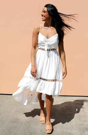 Julia White High-Low Dress