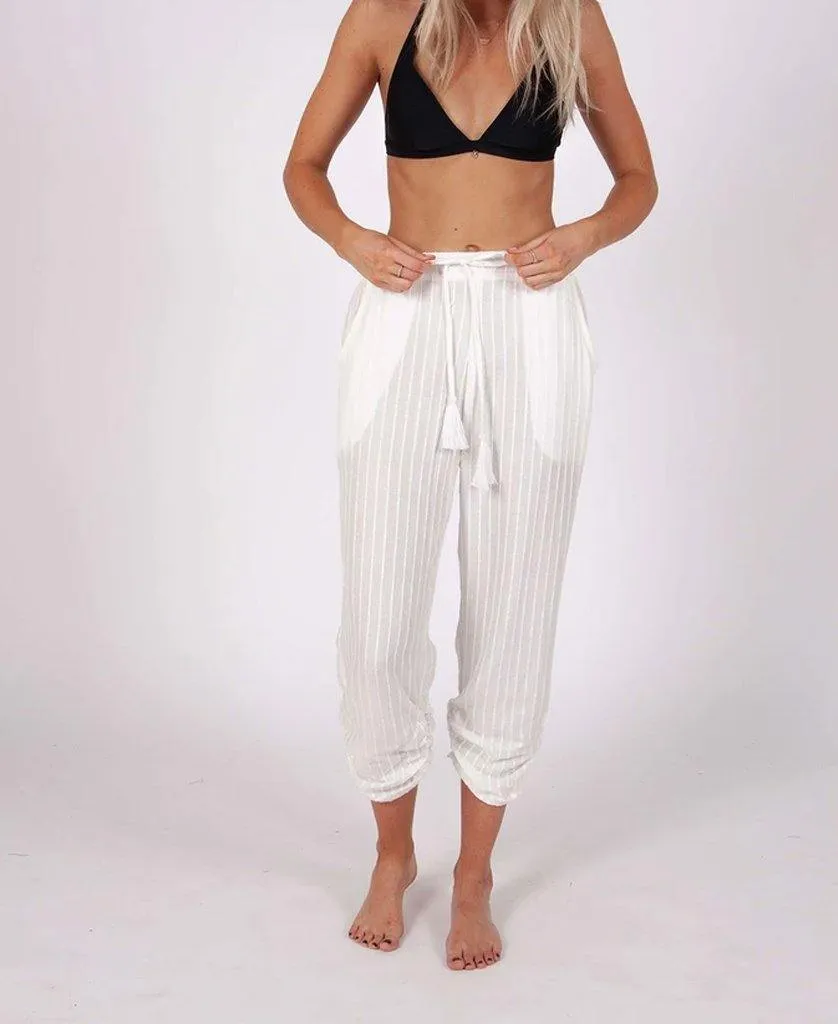 Kellie Pant | Stripe Linen