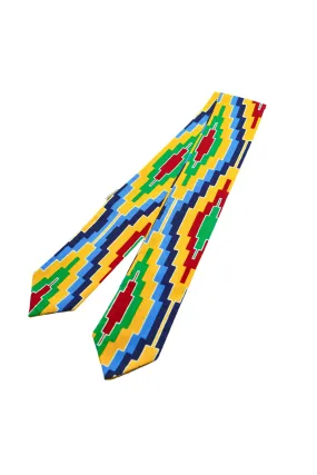 Kente Yellow / Green / Blue / Red / Black Tie-Up Headband