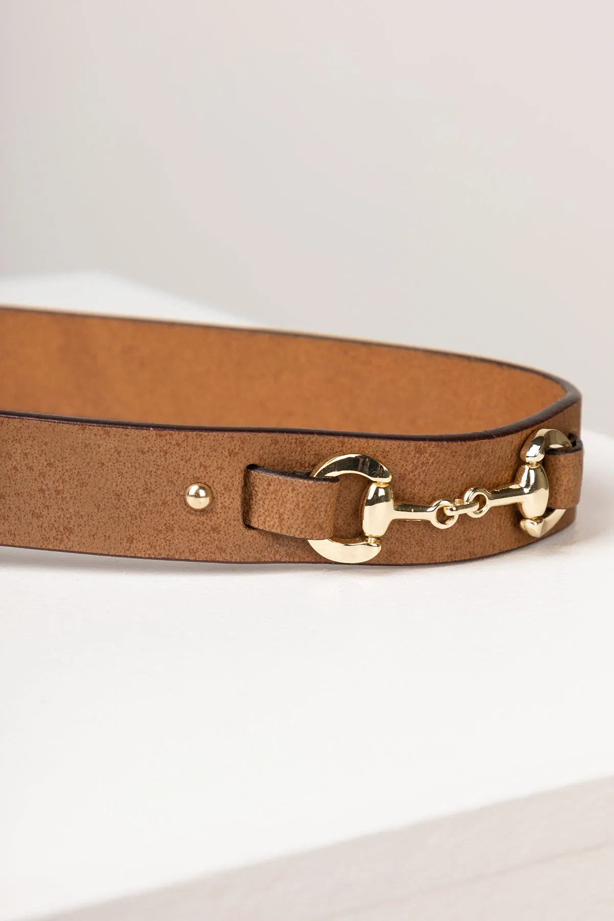 Ladies Leather Snaffle Belt - Lucinda