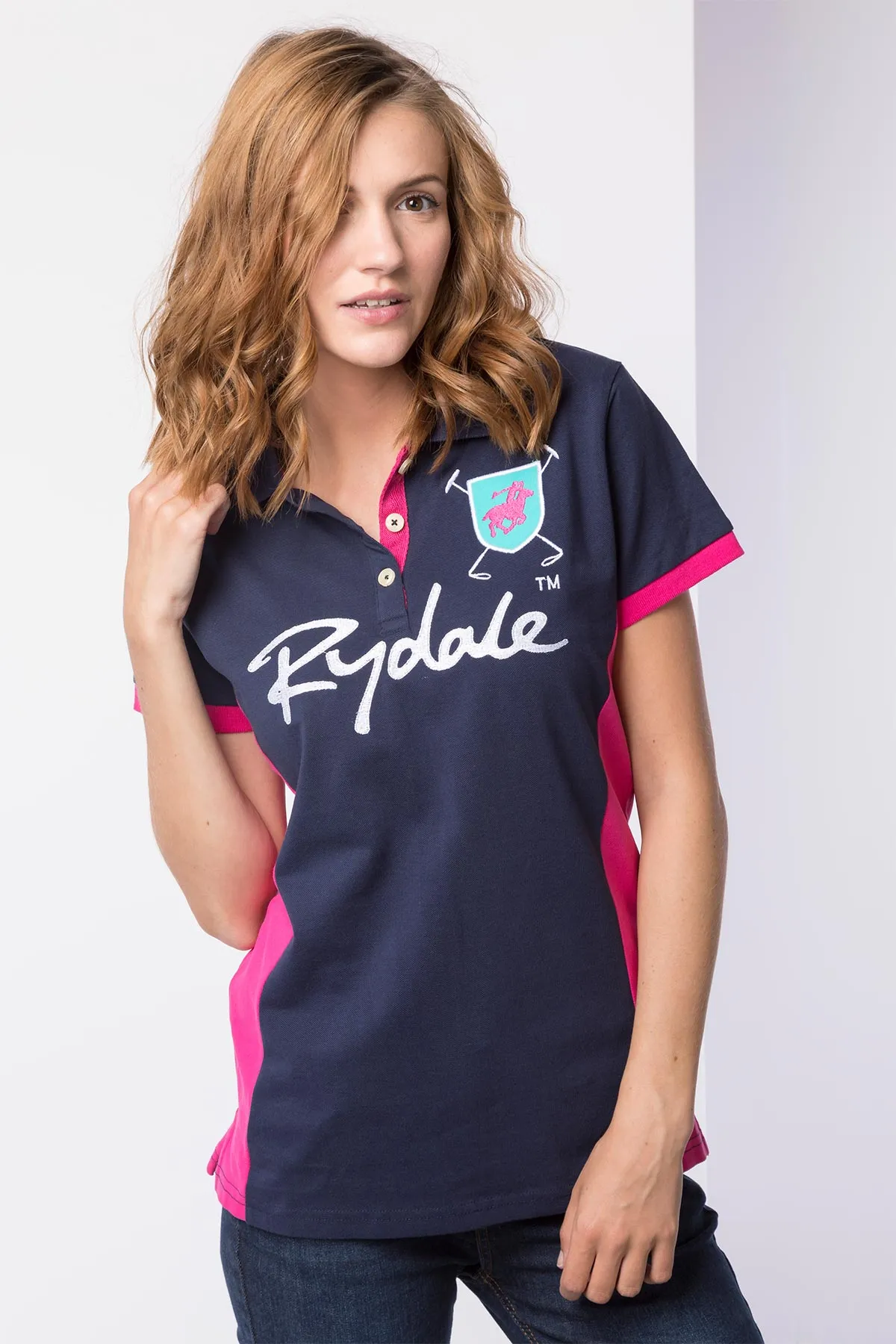 Ladies Muston Panel Polo Shirt