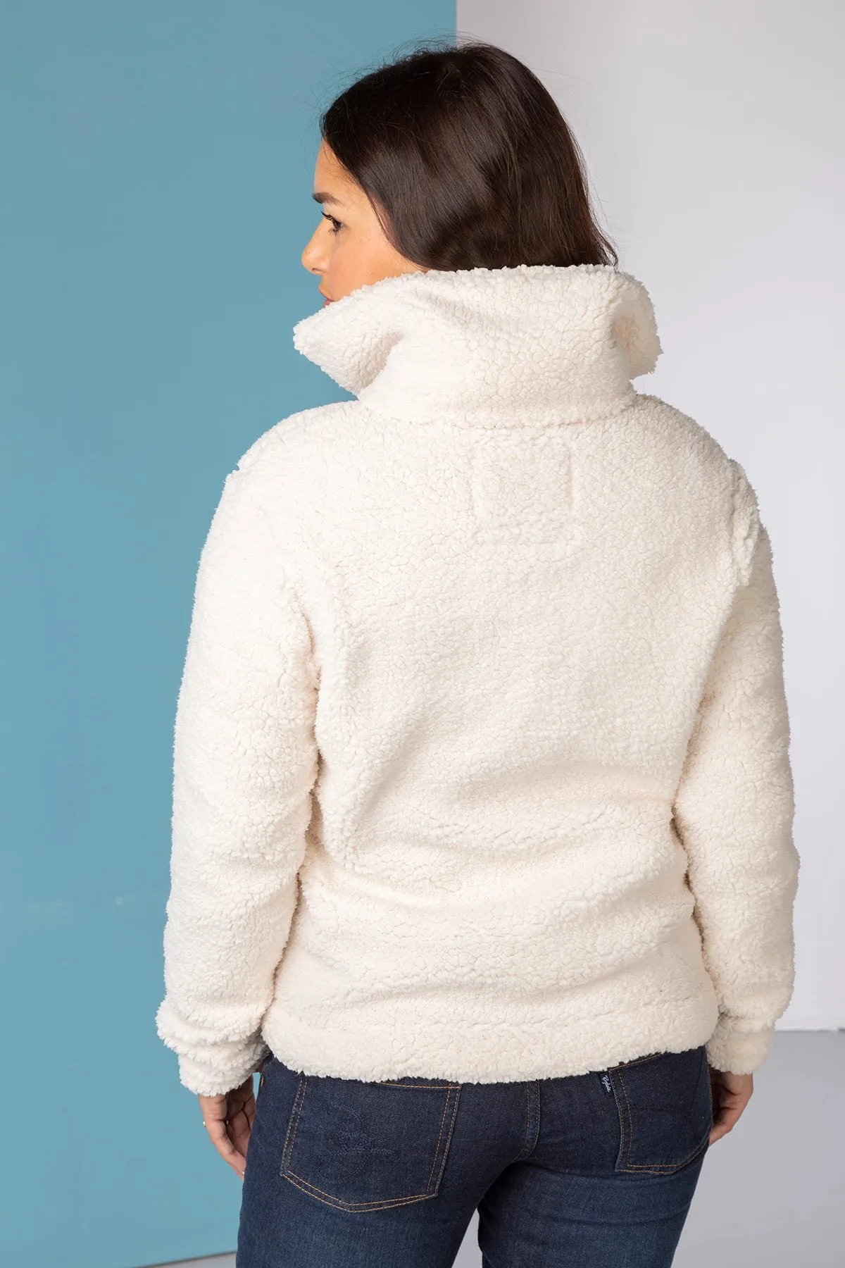 Ladies Overhead Sherpa Fleece - Etton