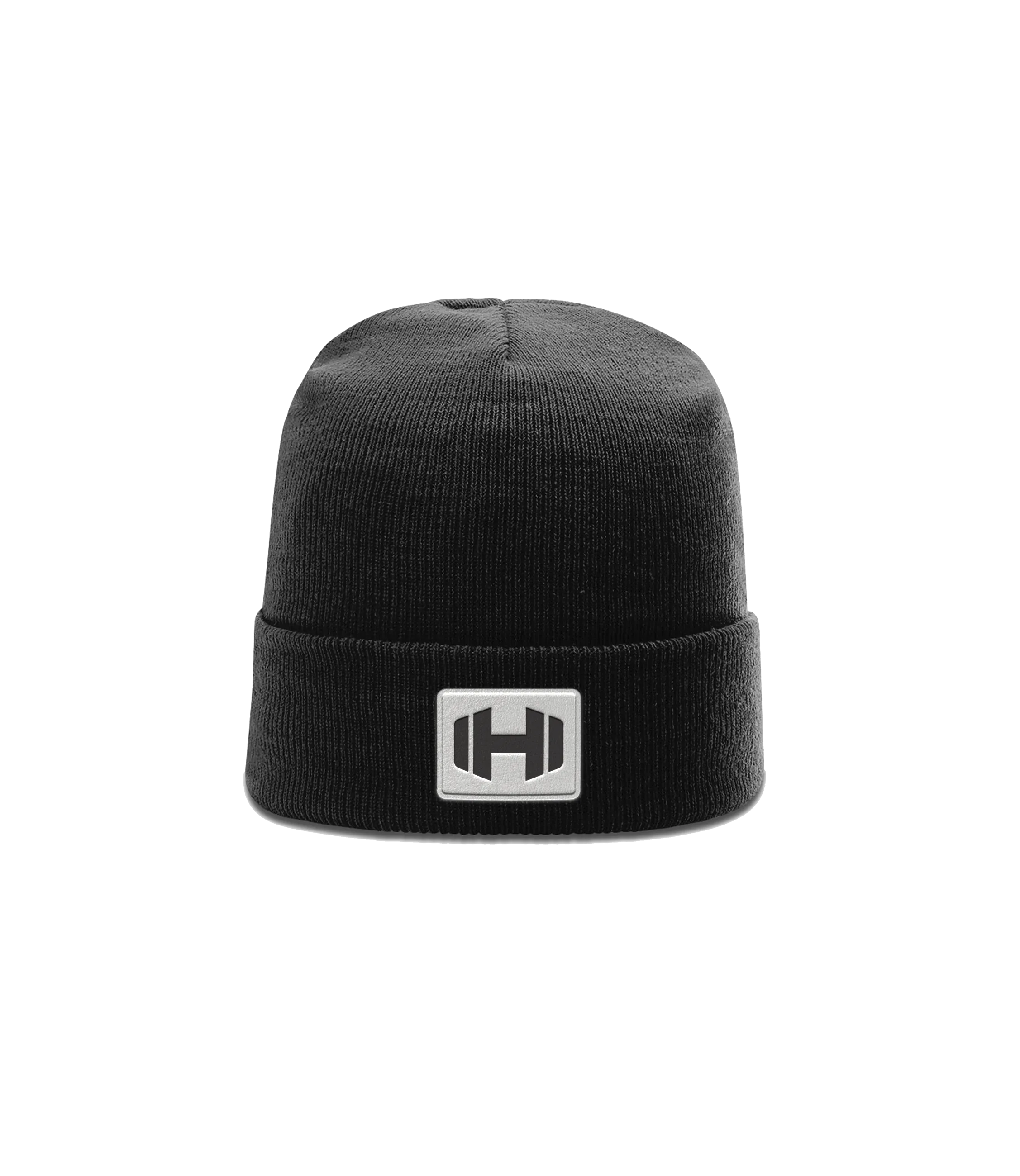 Leather HodgeTwins Logo Cuff Beanie