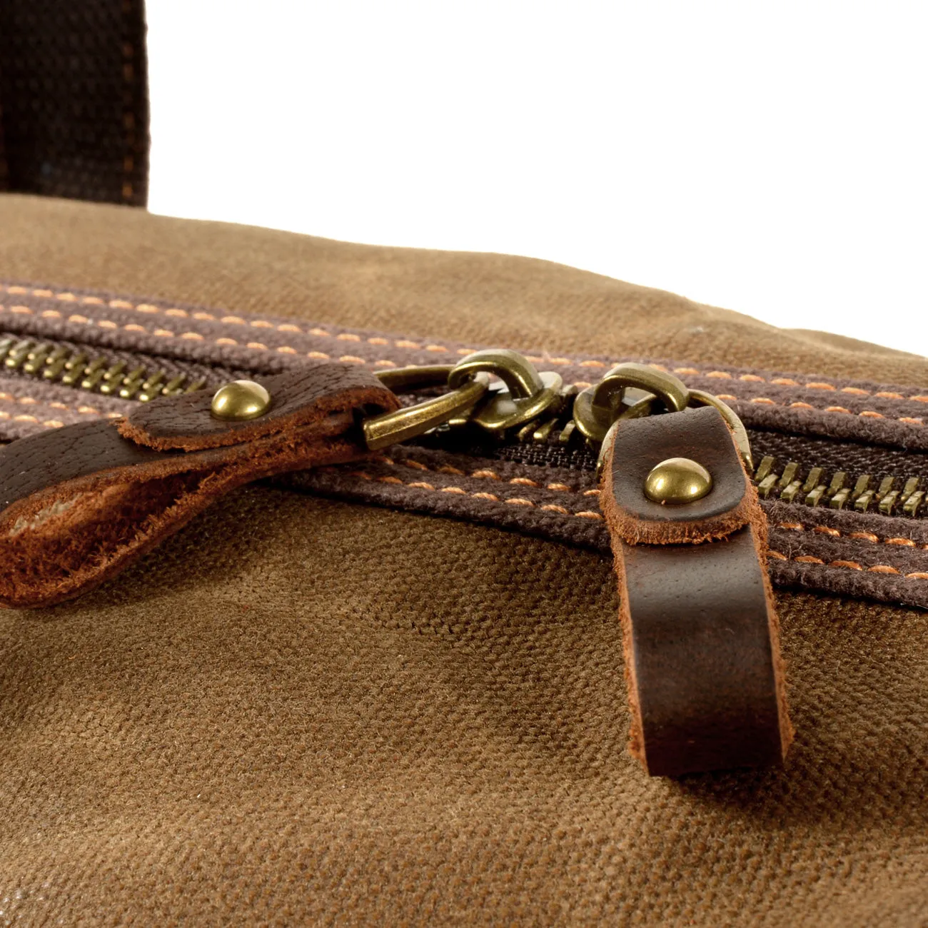 Leon Waxed Canvas Duffle Bag