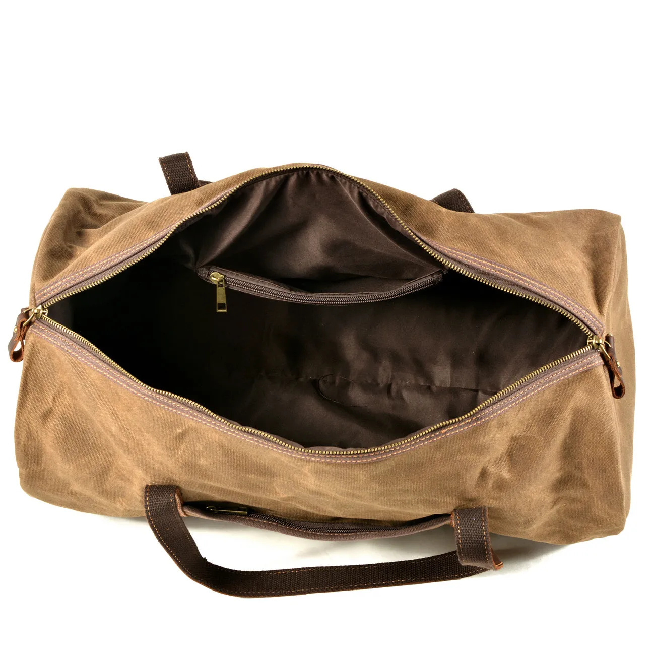 Leon Waxed Canvas Duffle Bag