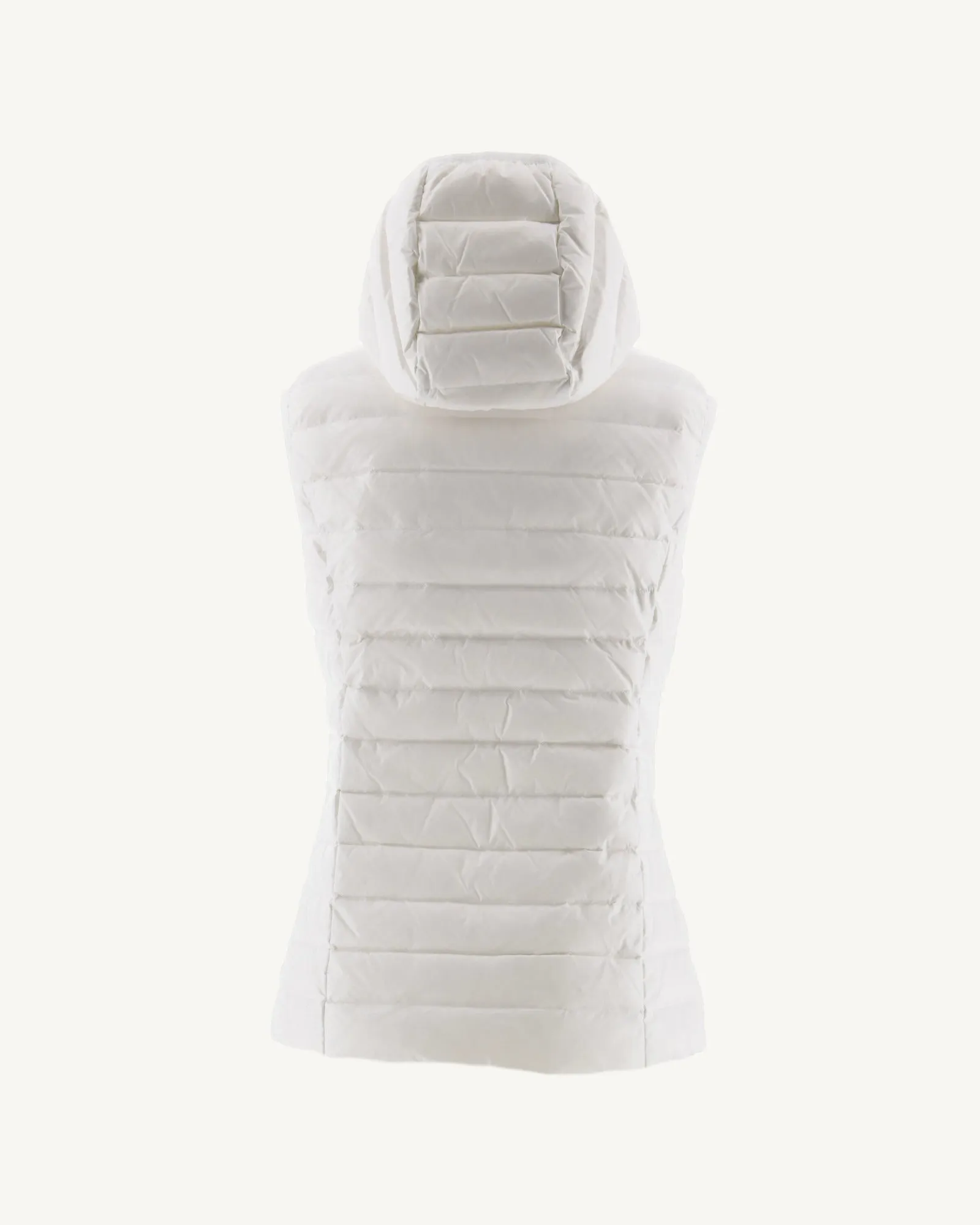 Light sleeveless down jacket White Mali